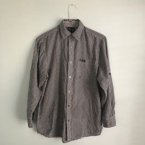 Taco Bell Mens Size S Black & White Gingham